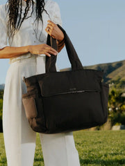 Diaper Tote Bag with Laptop Sleeve