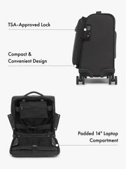 Luka Soft-Sided Mini Carry-On Luggage